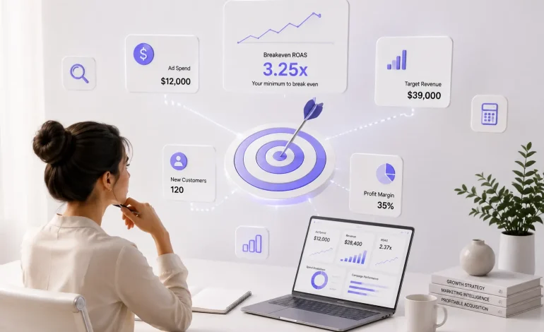 How Much Should You Actually Spend on Ads? Find Your Breakeven ROAS First